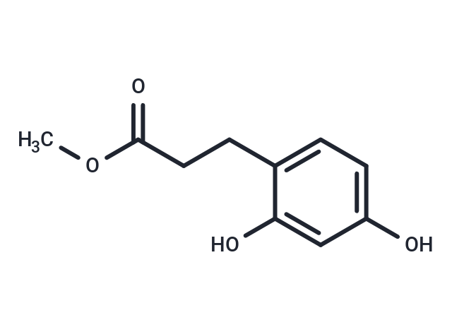 化合物 Methyl 3-(2,4-dihydroxyphenyl)propionate,Methyl 3-(2,4-dihydroxyphenyl)propionate