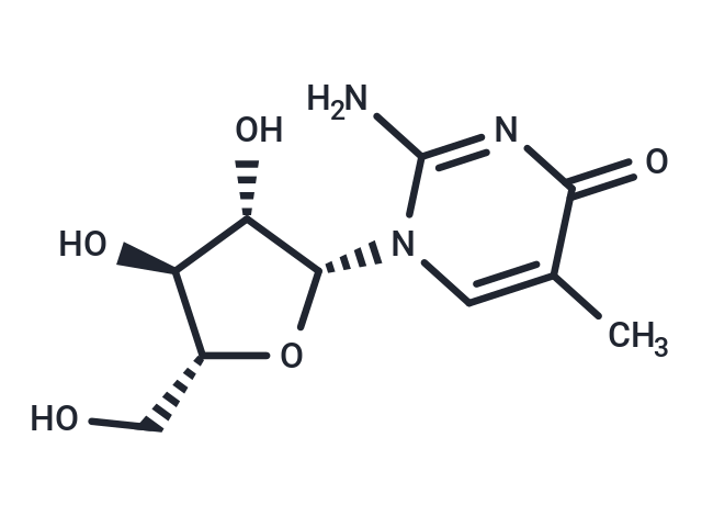 化合物 2-Amino-1-beta-D-arabinofuranosyl-5-methyl-4(1H)-pyrimidinone,2-Amino-1-beta-D-arabinofuranosyl-5-methyl-4(1H)-pyrimidinone