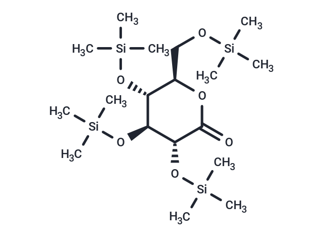 化合物 2,3,4,6-Tetra-O-(trimethylsilyl)-D-glucono-delta-lactone,2,3,4,6-Tetra-O-(trimethylsilyl)-D-glucono-delta-lactone