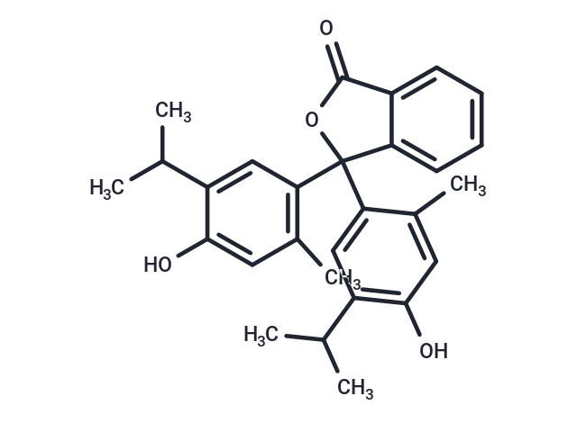 化合物 Thymolphthalein,Thymolphthalein