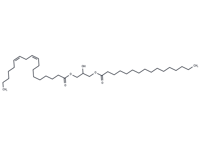 化合物 1-Linoleoyl-3-Palmitoyl-rac-glycerol,1-Linoleoyl-3-Palmitoyl-rac-glycerol