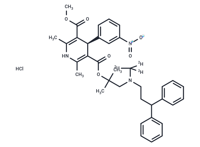 化合物 (R)-Lercanidipine-d3 hydrochloride,(R)-Lercanidipine-d3 hydrochloride