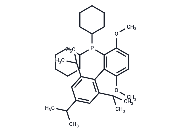 化合物 Dicyclohexyl(2',4',6'-triisopropyl-3,6-dimethoxy-[1,1'-biphenyl]-2-yl)phosphine,Dicyclohexyl(2',4',6'-triisopropyl-3,6-dimethoxy-[1,1'-biphenyl]-2-yl)phosphine