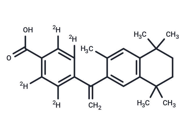 化合物 Bexarotene D4,Bexarotene D4