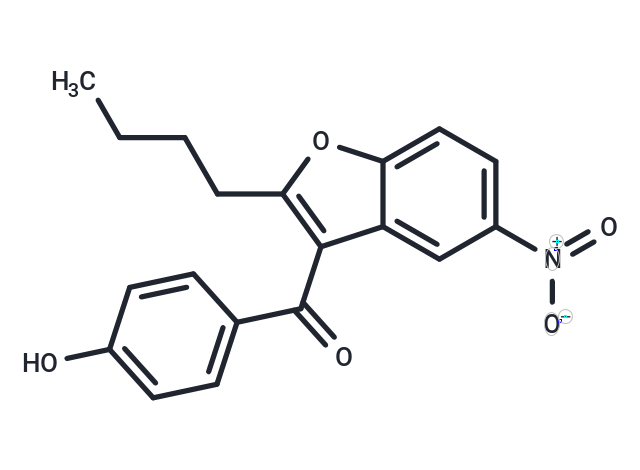 化合物 (2-Butyl-5-nitrobenzofuran-3-yl)(4-hydroxyphenyl)methanone,(2-Butyl-5-nitrobenzofuran-3-yl)(4-hydroxyphenyl)methanone