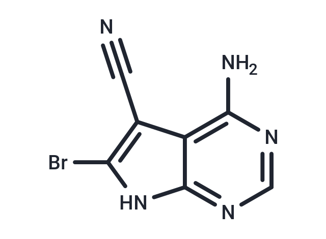 化合物 4-Amino-6-bromo-5-cyano-7H-pyrrolo[2,3-d]pyrimidine,4-Amino-6-bromo-5-cyano-7H-pyrrolo[2,3-d]pyrimidine