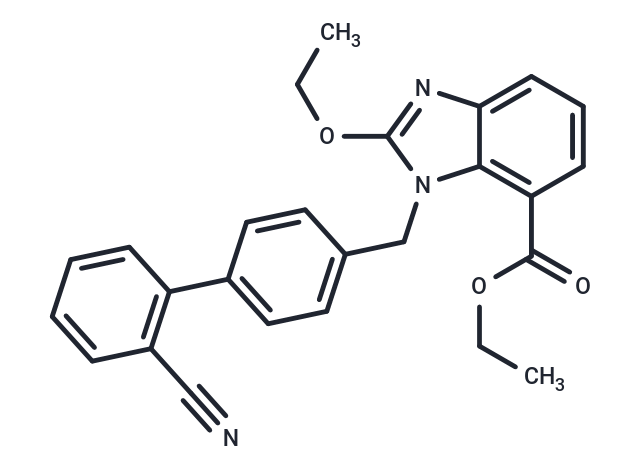 化合物 Ethyl 1-((2'-cyano-[1,1'-biphenyl]-4-yl)methyl)-2-ethoxy-1H-benzo[d]imidazole-7-carboxylate,Ethyl 1-((2'-cyano-[1,1'-biphenyl]-4-yl)methyl)-2-ethoxy-1H-benzo[d]imidazole-7-carboxylate