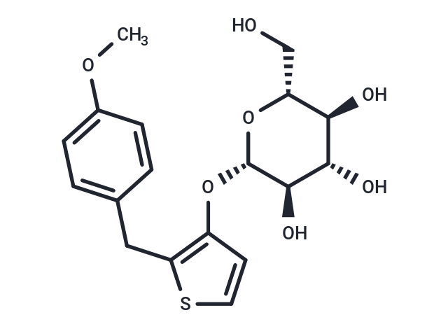 化合物 Atigliflozin,Atigliflozin