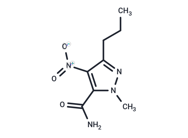 化合物 1-Methyl-4-nitro-3-propyl-(1H)-pyrazole-5-carboxamide,1-Methyl-4-nitro-3-propyl-(1H)-pyrazole-5-carboxamide