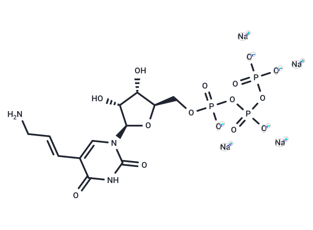 化合物 5-(3-Aminoallyl)uridine-5'-O-triphosphate sodium,5-(3-Aminoallyl)uridine-5'-O-triphosphate sodium