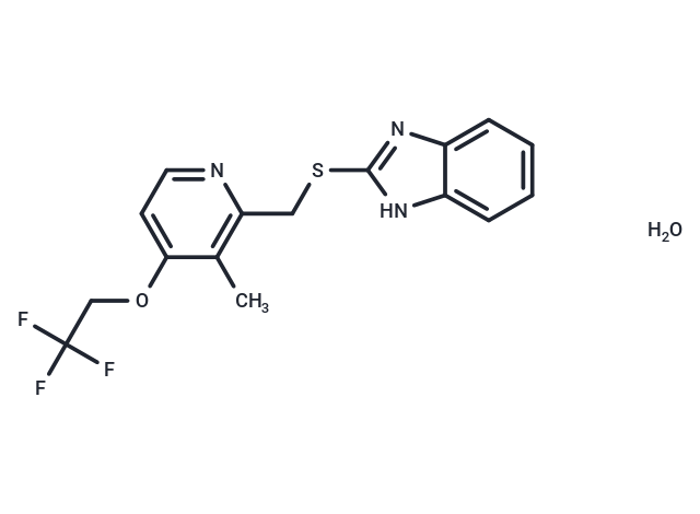 化合物 2-(((3-Methyl-4-(2,2,2-trifluoroethoxy)pyridin-2-yl)methyl)thio)-1H-benzo[d]imidazole hydrate,2-(((3-Methyl-4-(2,2,2-trifluoroethoxy)pyridin-2-yl)methyl)thio)-1H-benzo[d]imidazole hydrate