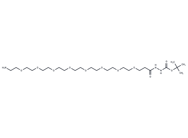 化合物 Amino-PEG8-hydrazide-Boc,Amino-PEG8-hydrazide-Boc