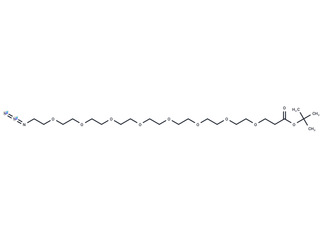 化合物 Azido-PEG8-Boc,Azido-PEG8-Boc