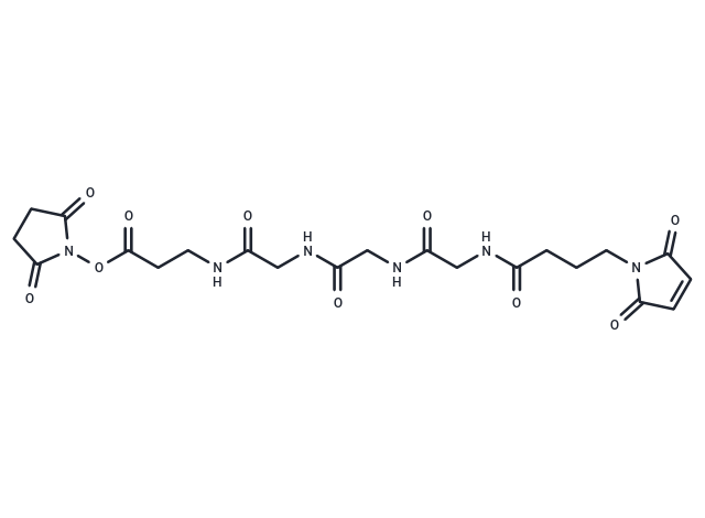 化合物 Mal-GGG-Bal-NHS ester,Mal-GGG-Bal-NHS ester