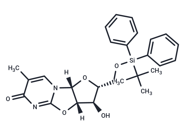 化合物 5’-O-TBDPS-5-methyl-2,2’-anhydrouridine,5’-O-TBDPS-5-methyl-2,2’-anhydrouridine