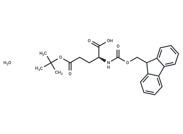 化合物 (S)-2-((((9H-Fluoren-9-yl)methoxy)carbonyl)amino)-5-(tert-butoxy)-5-oxopentanoic acid hydrate,(S)-2-((((9H-Fluoren-9-yl)methoxy)carbonyl)amino)-5-(tert-butoxy)-5-oxopentanoic acid hydrate