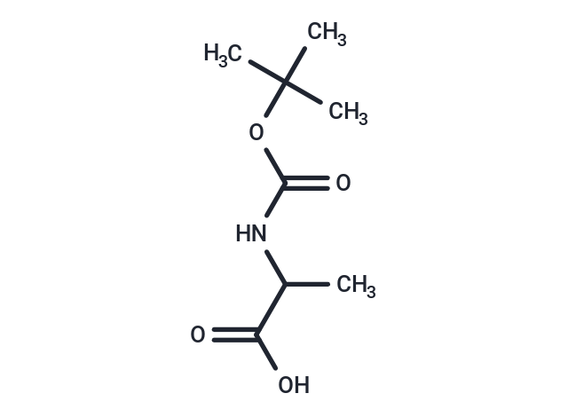 化合物 Boc-DL-Ala-OH,Boc-DL-Ala-OH