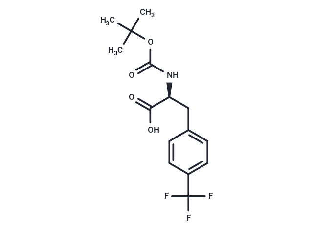 化合物 N-Boc-4-(trifluoromethyl)-L-phenylalanine,N-Boc-4-(trifluoromethyl)-L-phenylalanine