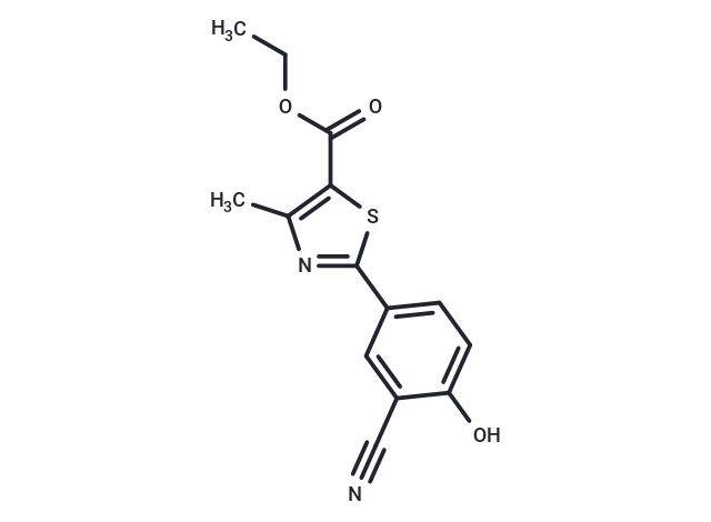 化合物 Ethyl 2-(3-cyano-4-hydroxyphenyl)-4-methylthiazole-5-carboxylate,Ethyl 2-(3-cyano-4-hydroxyphenyl)-4-methylthiazole-5-carboxylate