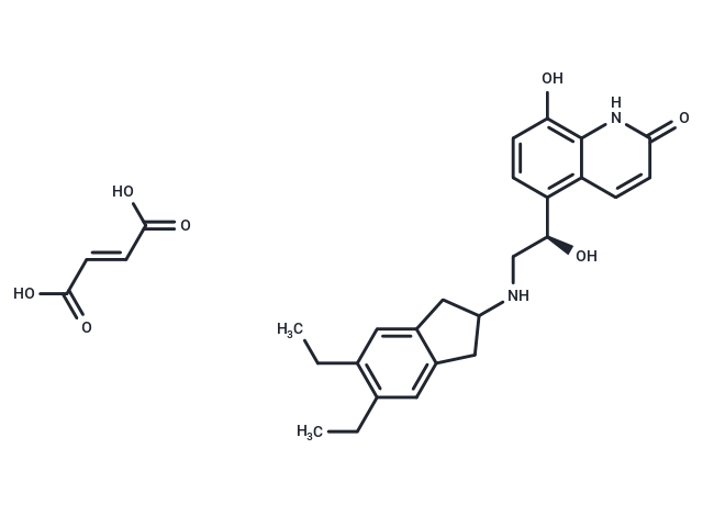 化合物 Indacaterol fumarate,Indacaterol fumarate