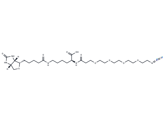 化合物 N-(Azido-PEG4)-biocytin,N-(Azido-PEG4)-biocytin