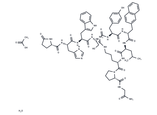 化合物 Nafarelin acetate hydrate,Nafarelin acetate hydrate