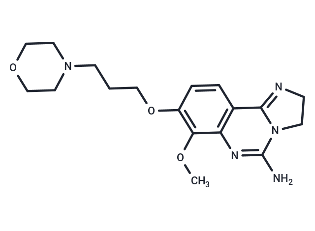 7-Methoxy-8-(3-morpholin-4-ylpropoxy)-2,3-dihydroimidazo[1,2-c]quinazolin-5-amine,7-Methoxy-8-(3-morpholin-4-ylpropoxy)-2,3-dihydroimidazo[1,2-c]quinazolin-5-amine