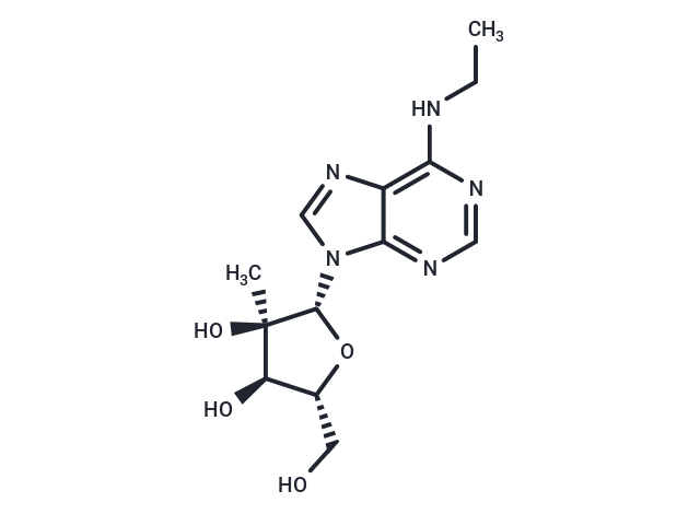 化合物 N6-Ethyl-2’-C-methyladenosine,N6-Ethyl-2’-C-methyladenosine