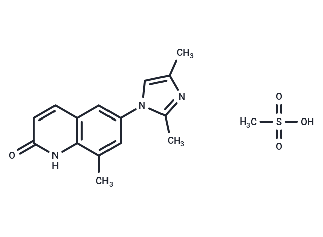 化合物 Nanterinone mesylate,Nanterinone mesylate