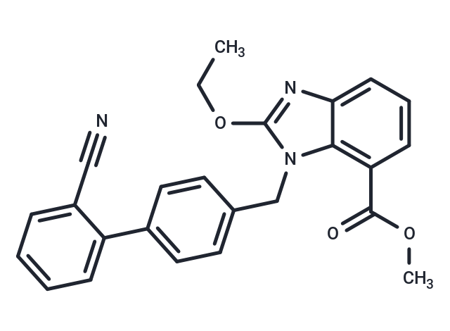 化合物 Methyl 1-((2'-cyano-[1,1'-biphenyl]-4-yl)methyl)-2-ethoxy-1H-benzo[d]imidazole-7-carboxylate,Methyl 1-((2'-cyano-[1,1'-biphenyl]-4-yl)methyl)-2-ethoxy-1H-benzo[d]imidazole-7-carboxylate