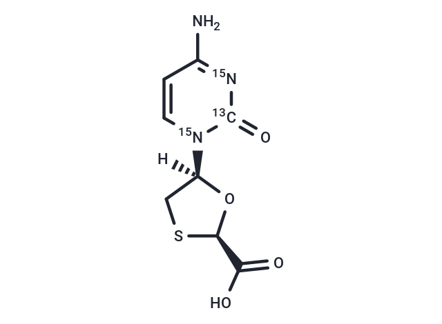 化合物 Lamivudine 13C,15N2,Lamivudine 13C,15N2