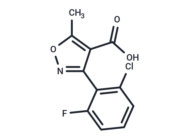 化合物 3-(2-Chloro-6-fluorophenyl)-5-methylisoxazole-4-carboxylic acid,3-(2-Chloro-6-fluorophenyl)-5-methylisoxazole-4-carboxylic acid