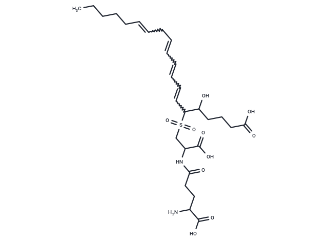 化合物 Leukotriene F-4 sulfone,Leukotriene F-4 sulfone