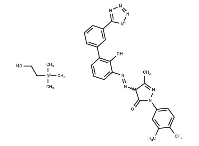 化合物 Totrombopag choline,Totrombopag choline