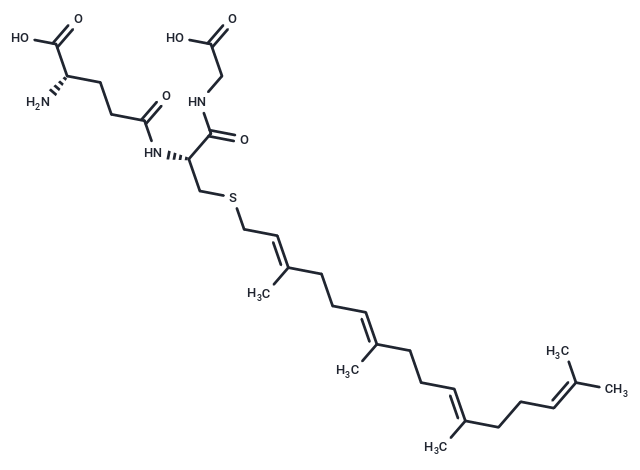 化合物 S-Geranylgeranyl-L-glutathione,S-Geranylgeranyl-L-glutathione