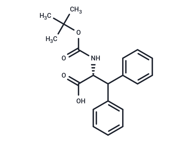 化合物 Boc-D-Ala(3,3-diphenyl)-OH,Boc-D-Ala(3,3-diphenyl)-OH