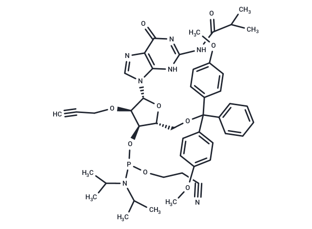 化合物 2’-O-Propargyl G(iBu)-3’-phosphoramidite,2’-O-Propargyl G(iBu)-3’-phosphoramidite