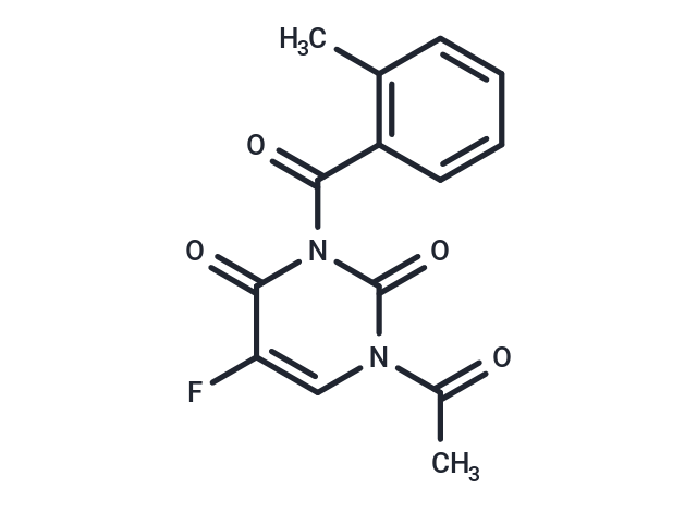 化合物 1-Acetyl-3-o-toluyl-5-fluorouracil,1-Acetyl-3-o-toluyl-5-fluorouracil