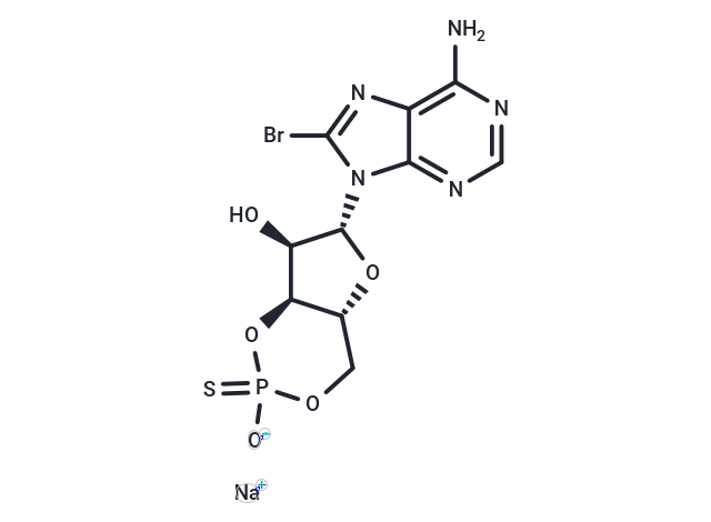 Rp-8-bromo-Cyclic AMPS (sodium salt),Rp-8-bromo-Cyclic AMPS (sodium salt)