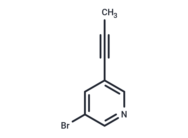 化合物 3-Bromo-5-(prop-1-ynyl)pyridine,3-Bromo-5-(prop-1-ynyl)pyridine