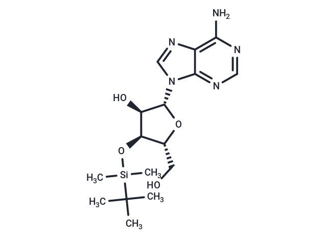 化合物 3’-O-t-Butyldimethylsilyl adenosine,3’-O-t-Butyldimethylsilyl adenosine