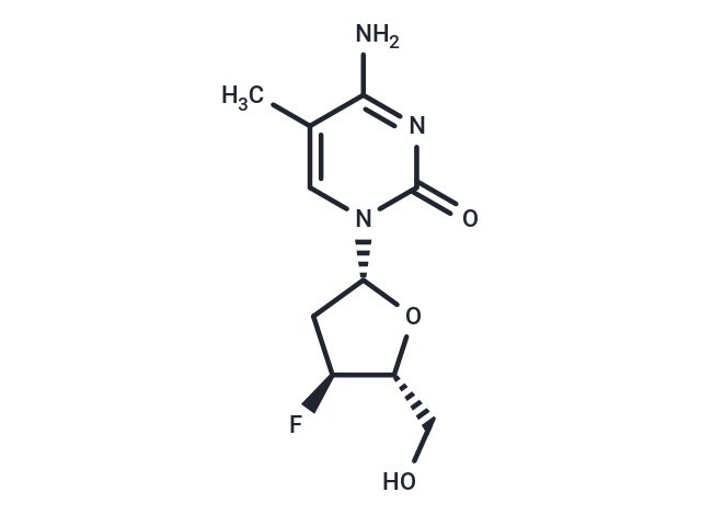 化合物 2’,3’-Dideoxy-3’-fluoro-5-methylcytidine,2’,3’-Dideoxy-3’-fluoro-5-methylcytidine