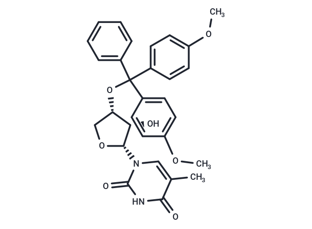 化合物 1-(3’-O-[4,4’-Dimethoxytrityl]-alpha-L-threofuranosyl)-thymine,1-(3’-O-[4,4’-Dimethoxytrityl]-alpha-L-threofuranosyl)-thymine