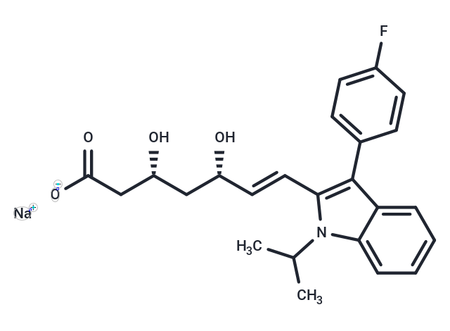 化合物 (3R,5S)-Fluvastatin sodium,(3R,5S)-Fluvastatin sodium