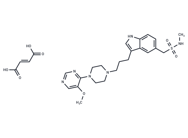 化合物 Avitriptan Fumarate,Avitriptan Fumarate