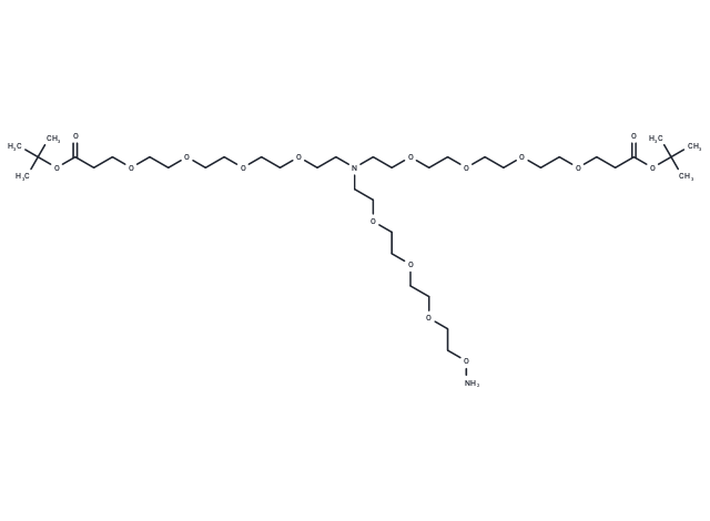 化合物 N-(Aminooxy-PEG3)-N-bis(PEG4-Boc),N-(Aminooxy-PEG3)-N-bis(PEG4-Boc)