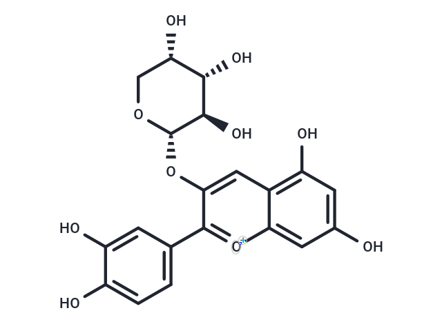 Cyanidin 3-O-arabinoside,Cyanidin 3-O-arabinoside