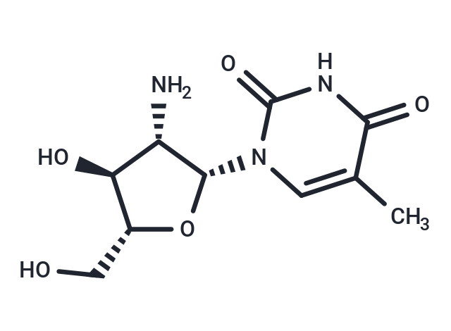 化合物 2’-Amino-2’-deoxy-b-D-arabino-5-methyl uridine,2’-Amino-2’-deoxy-b-D-arabino-5-methyl uridine