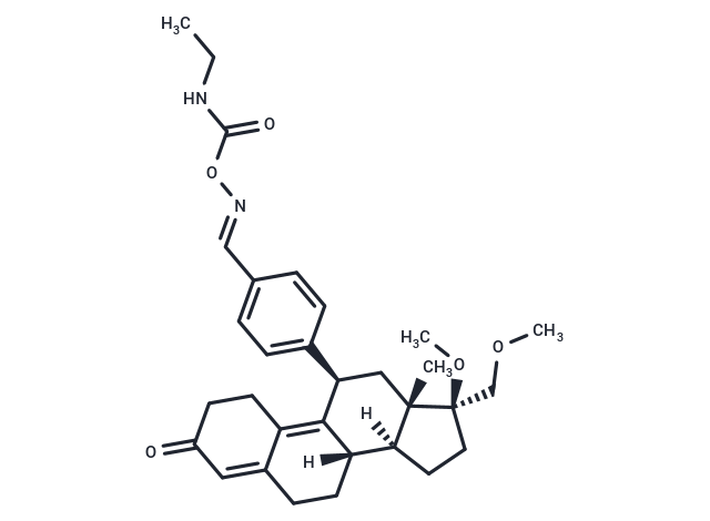 化合物 Asoprisnil ecamate,Asoprisnil ecamate