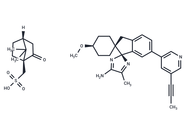 化合物 Lanabecestat camsylate,Lanabecestat camsylate